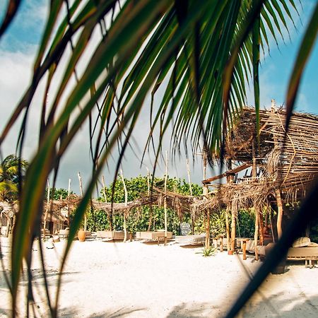 Ikal Tulum Hotel Luaran gambar A beach hut at the resort