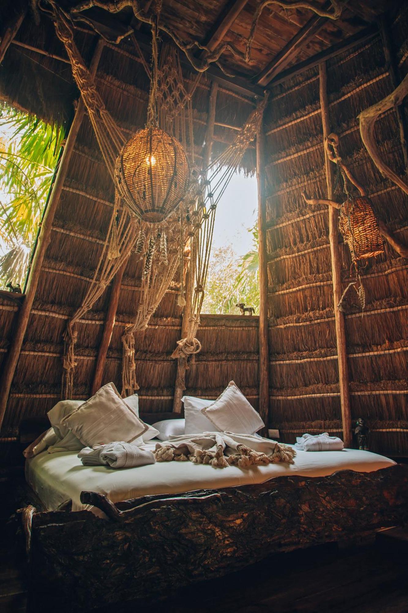Ikal Tulum Hotel Luaran gambar The interior of a spa at the resort